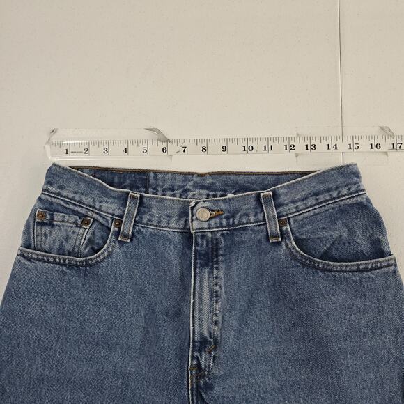 VTG‎ levi's 550 relaxed tapered jeans size 12 womens blue 6391 - Picture 5 of 12